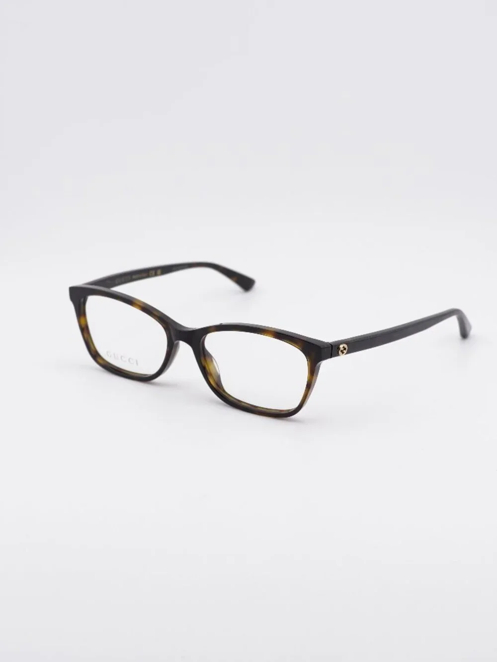 Gucci GG0613O 002 Eyeglasses Havana 52mm Rectangle Frame